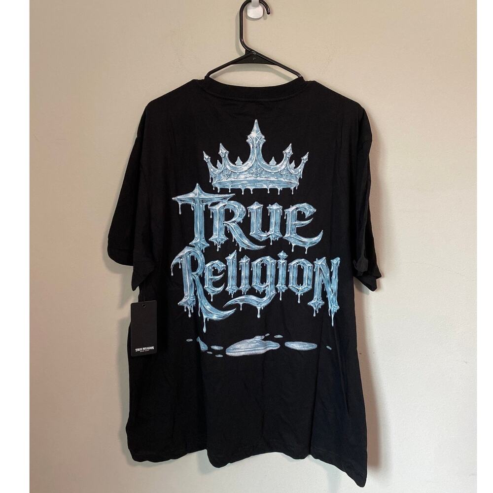NWT True Religion Melting Ice Logo T-Shirt Men’s XXL Graphic Tee